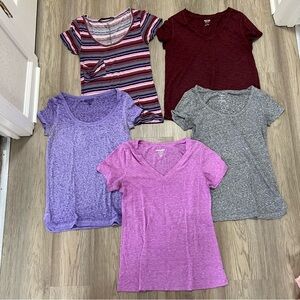 Women’s Colorful T-Shirt Bundle - XS/S/M